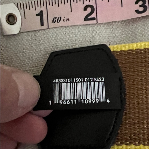 Marc Jacobs Black, Orange, White Crossbody Guitar Bag Strap - Picture 5 of 7